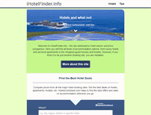 Tablet Screenshot of ihotelfinder.info